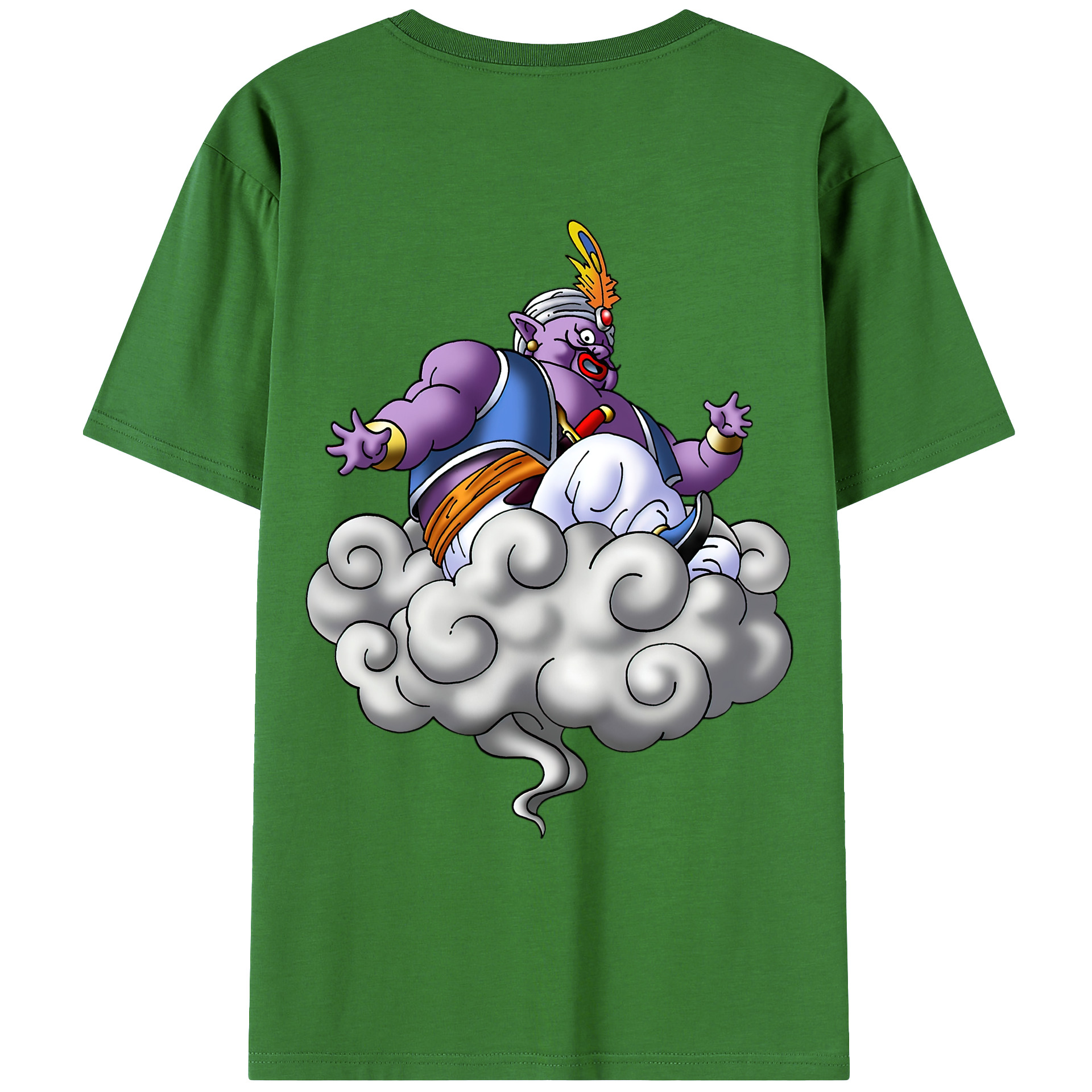 （画像用） ドラゴンクエスト Doragon Kuesuto Dragon Quest レディース半袖Tシャツ(バックプリント)